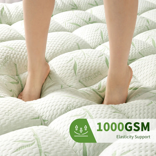 Extra Thick Soft Mattress Protector Down Alternative Fill